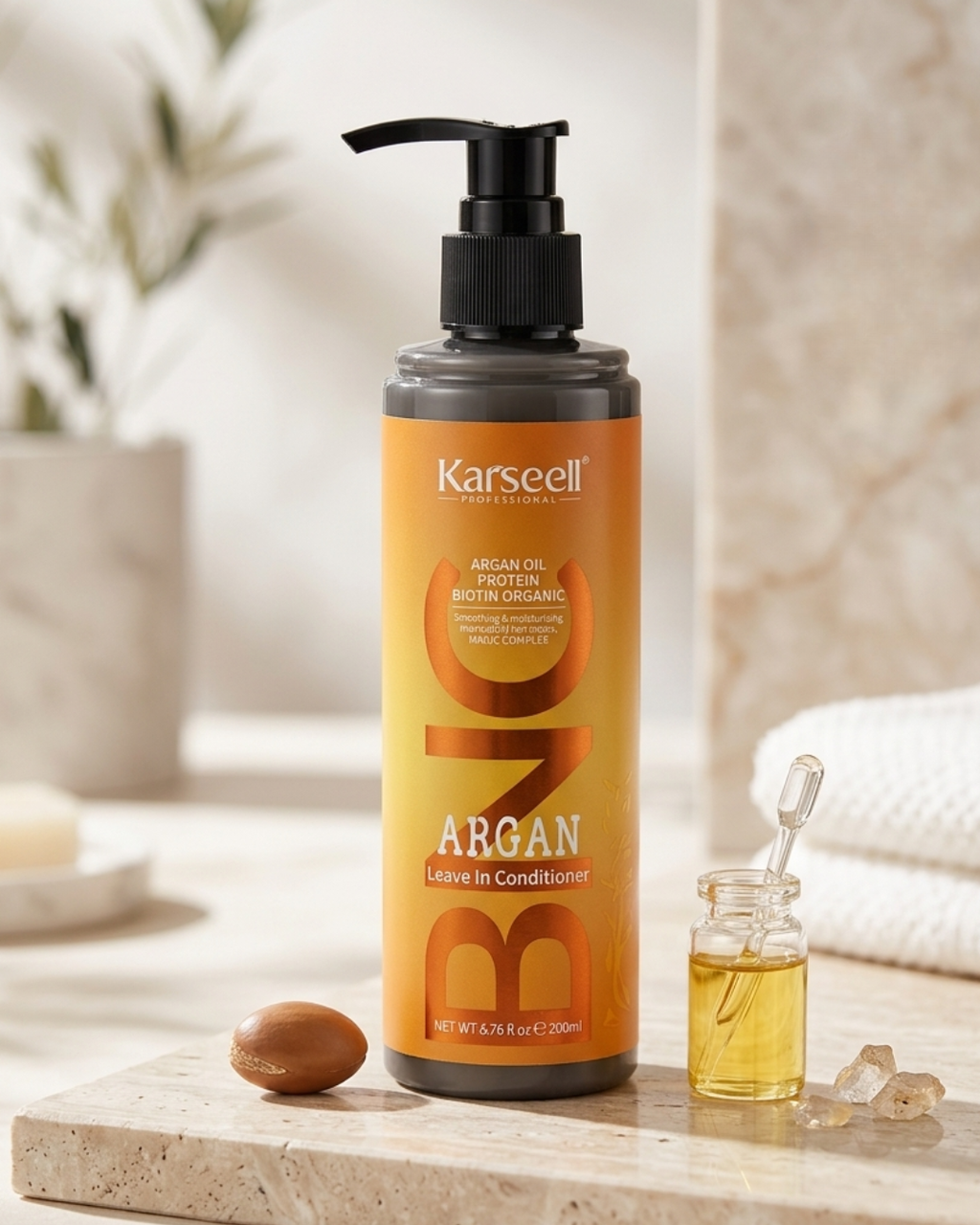 Karseell leave-in sin enjuague argán 200ml anti-frizz Vilanci Chile